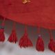 Minimalist Kilim, Red an Blue Perde from Eastern Anatolia, Turkey 3'4'' x 17'7''