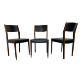 Mid-Century Modernist Chairs, 1960s, Set of 3