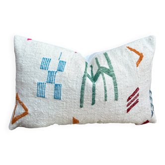 Moroccan pillowcase, Berber cushion cover, woven pillowcase