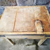 Old butcher's bill in solid beech