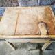 Old butcher's bill in solid beech