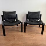Pair of Safari armchairs by Maurice Burke for Arkana – England, year