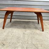 Scandinavian style wooden coffee table