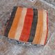 Handmade Berber Kilim pouf, floor cushion