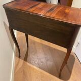 Narrow Louis Philippe walnut desk