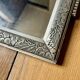 Miroir art déco bois sculpté