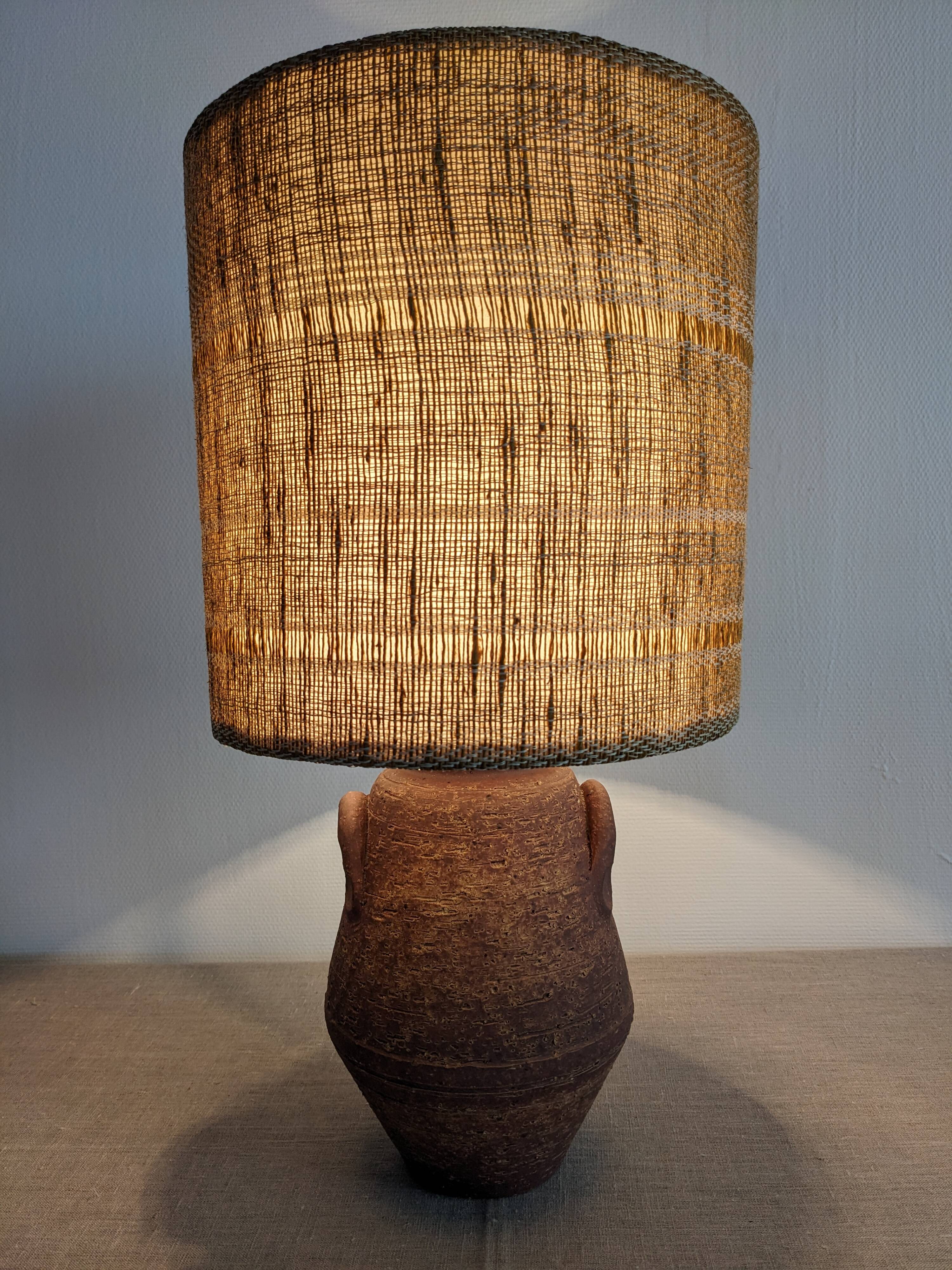 Lampe vintage en céramique des années 50/60