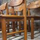 Set of 6 Rainer Daumiller chairs in solid pine – 1970s