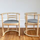 4 vintage Danish Bauhaus armchairs