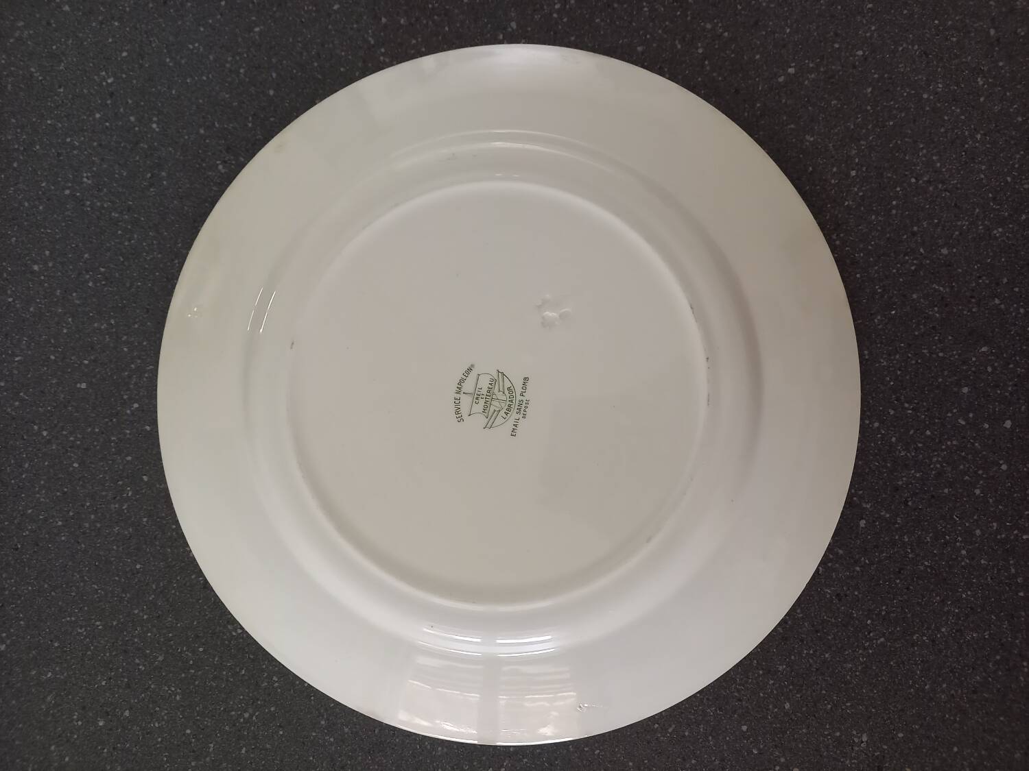 Serving dish Creil and Montereau