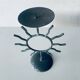 Iron sun candle holder