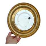 Ceiling lamp in brass and opaline glass Ø30