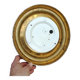 Ceiling lamp in brass and opaline glass Ø30