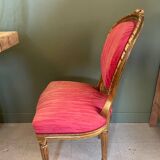 Chaise medaillon style Napoleon III (3)