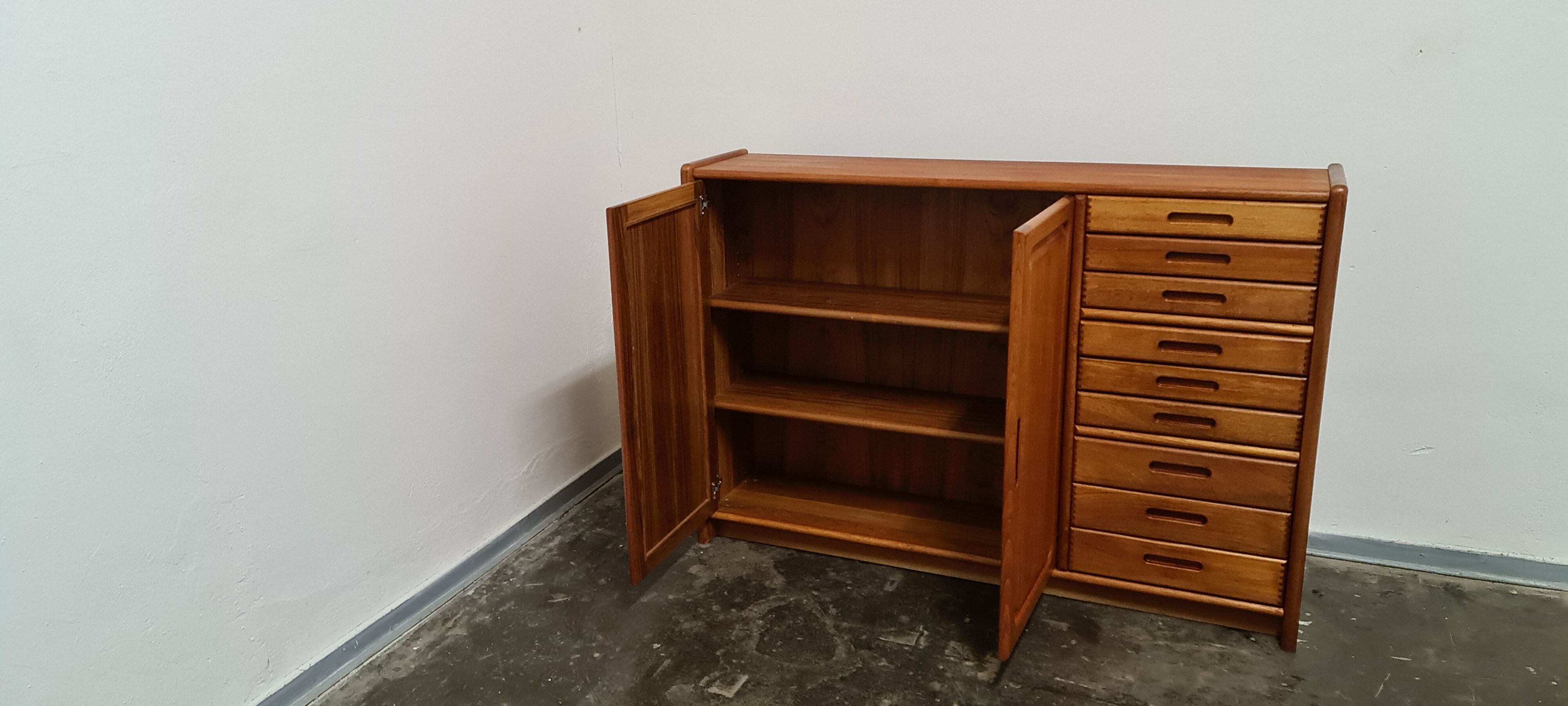 Vintage teak side or highboard