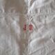 Drap et housse oreiller anciens  en lin
