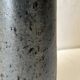 Vase / bouteille design en céramique émaillée noir bleu signé V. Goron