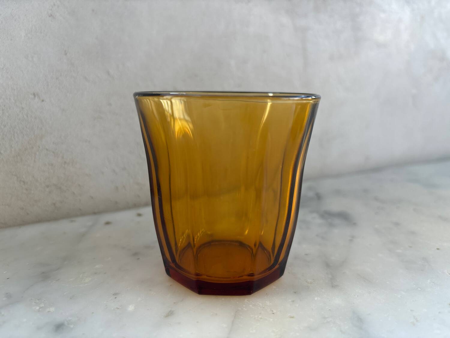 Set of 5 Vereco amber glasses