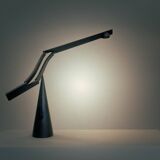 Black pivoting table lamp Model Tabla, designed by Marco Colombo & Mario Barbaglia for Italiana Luce