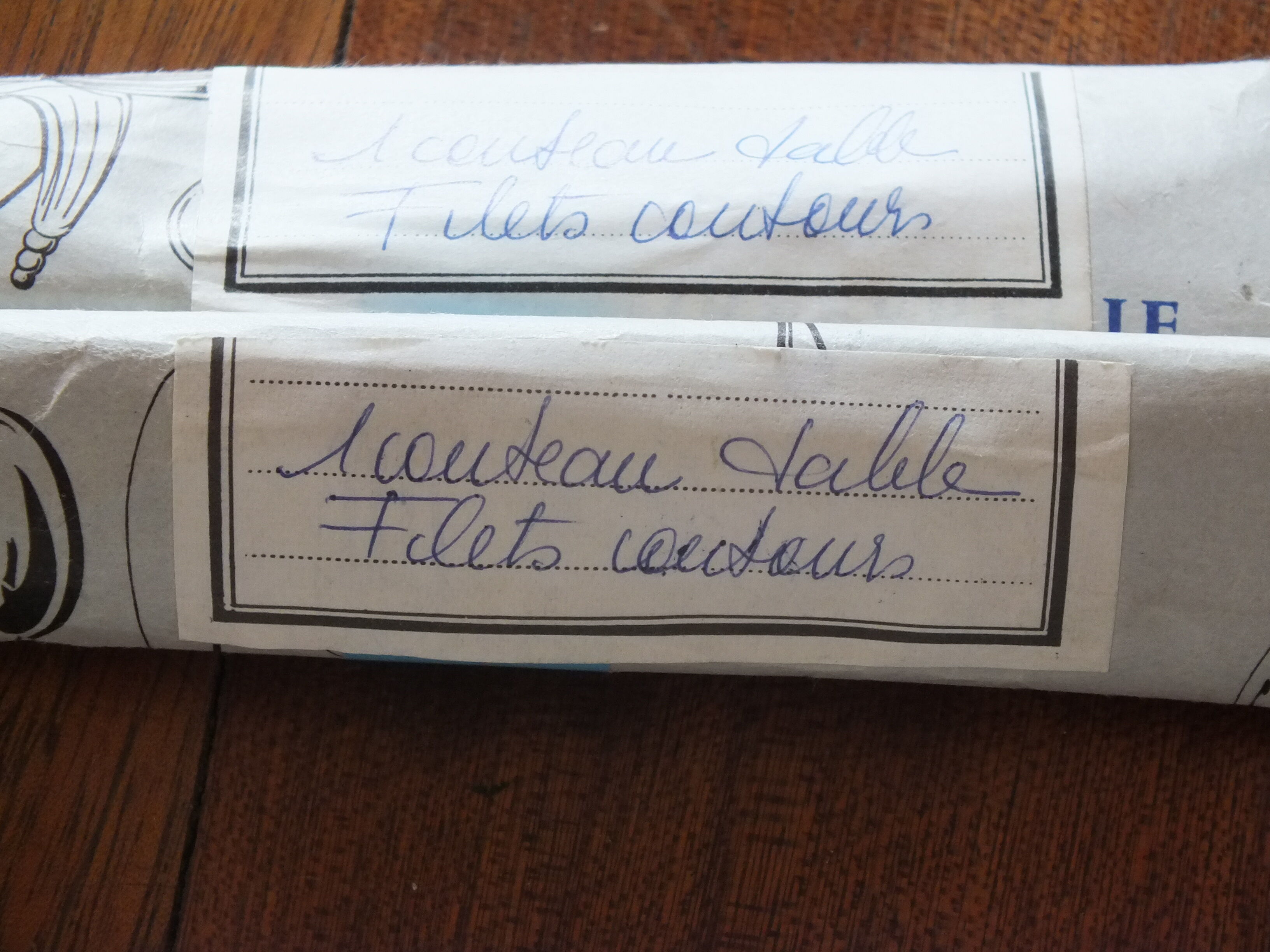 5 table knives boulenger contour nets