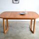 Danish table with 2 extensions, 165cm