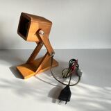 Articulated wooden lamp 70s/80s