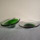 Lot de 2 coupelles vides poches en verre air afrique vintage
