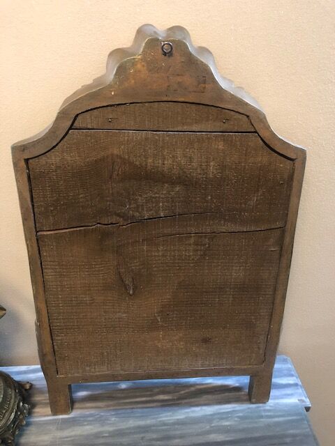 Miroir bois doré style Louis XVI - 48x33cm