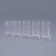 Vintage glasses by Cini Boeri for Arnolfo Di Cambio, 1970s, set of 5.