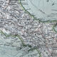 Original map of Italy 1905 - 37.5x48cm