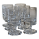 6 vintage Luminarc liqueur glasses, Sweden model - Clear glass