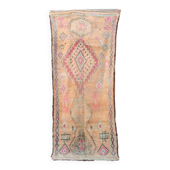 Boujad. tapis marocain vintage, 155 x 366 cm