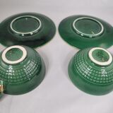 DUO tea service, Saint Clément, Vintage, green
