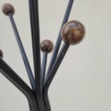 Vintage parrot coat rack with balls, 1950s design