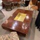 Coffee table "Alveo" attributed to Willy Rizzo for Mario Sabot, Italy.