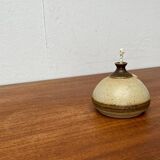 Mid-century Danish studio ceramic oil lamp by Bjergard, 1960s.