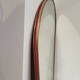 Grand miroir forme libre en laiton – années 60