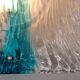 Murano flush mount sconce by Toni Zuccheri for Venini, 5 pieces