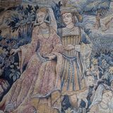 Vintage French tapestry wall hanging by Marc Waymel, 91cm x 117cm, 1960s