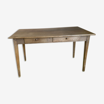 Table de ferme chêne de la fin des années 1800