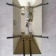 Wall lamp gyllen thermoformed glass abstract pattern