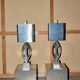 Pair of "almond" lamps by maison charles