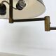 Mid-century Italian brass table desk lamp with pantograph arm, 1940s