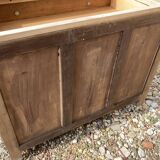 Art Deco chest of drawers in solid oak