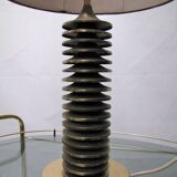Brass table lamp from the 70s