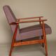Wood armchair living Room chair oryginal design by H.Lis  renovated armchair longue chair Mid century modern design wooden armchair for salon
