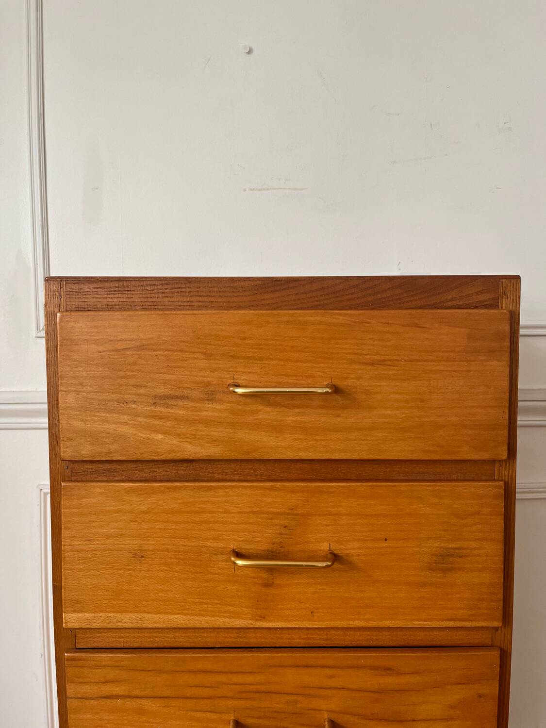 Chiffonnier en bois pieds compas