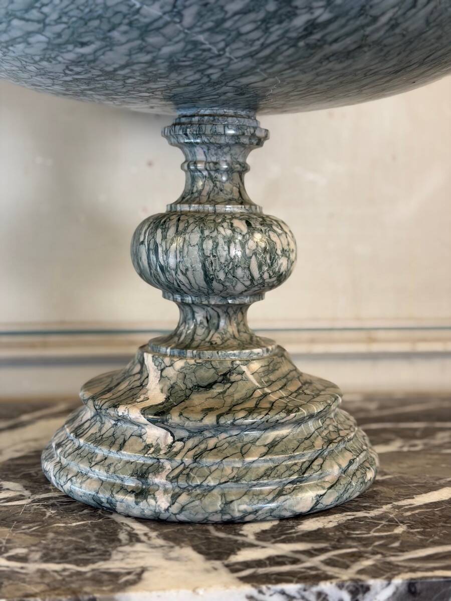 Footed cup, Campan marble tazza around 1880
