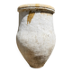 Ancient terracotta pottery jar