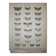 Old engraving of Butterflies - Lithograph from 1887 - Bucephala - Original illustration